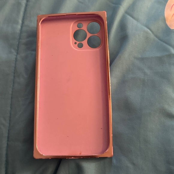 Pink Marble Phone Case with Heart Stand - Picture 2 of 3